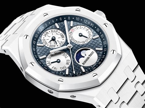 audemars piguet ceramic white|Audemars Piguet openworked royal oak.